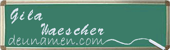 Gila Waescher Visitenkarte